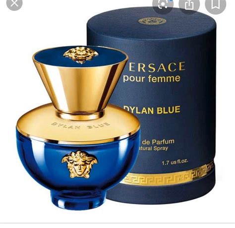 versace cologne in blue bottle